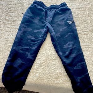 Reebok joggers size L. Worn once. No holes, rips, tears. Smoke free pet free